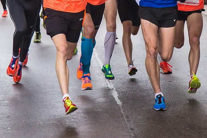 Colorful road shoes